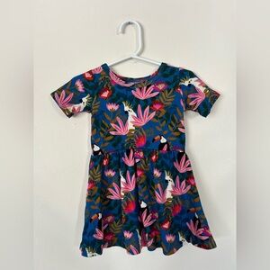 Little & Lively The Daphne Dress Paradise Floral 6-12 Months